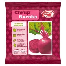 CHIPSY Z BURAKA O SMAKU WINEGRET (PLASTRY) 18 g – CRISPY NATURAL