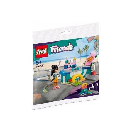 LEGO FRIENDS POLYBAG SASZETKA Z KLOCKAMI - RAMPA I DESKOROLKA 5+ (30633) 2w1
