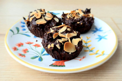 Przepis na czekoladowe babeczki / muffinki owsiane bez dodatku cukru